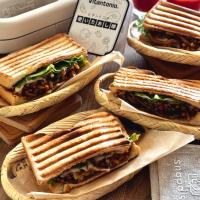 ビタントニオ使いたおし隊ワッフル＆ホットサンドベーカー/冷凍の焼きそばのホットサンド🍞